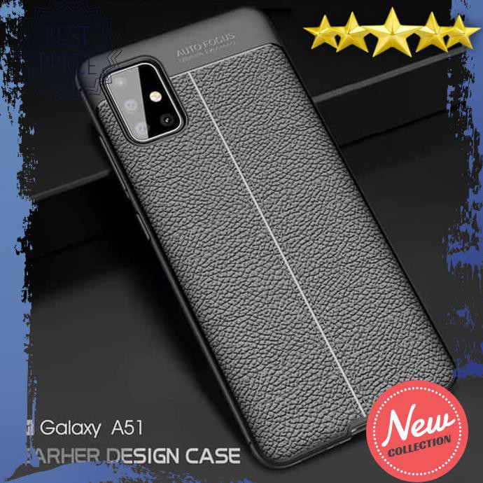 CASING HP SAMSUNG A51 A71 SOFT CASE AUTOFOCUS LEATHER KULIT