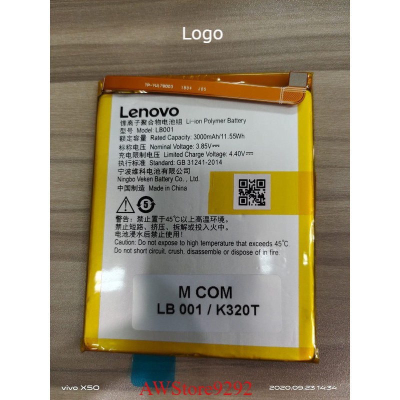 Mcom Battery Batre Baterai Mcom Lenovo K320T LB001 LB 001