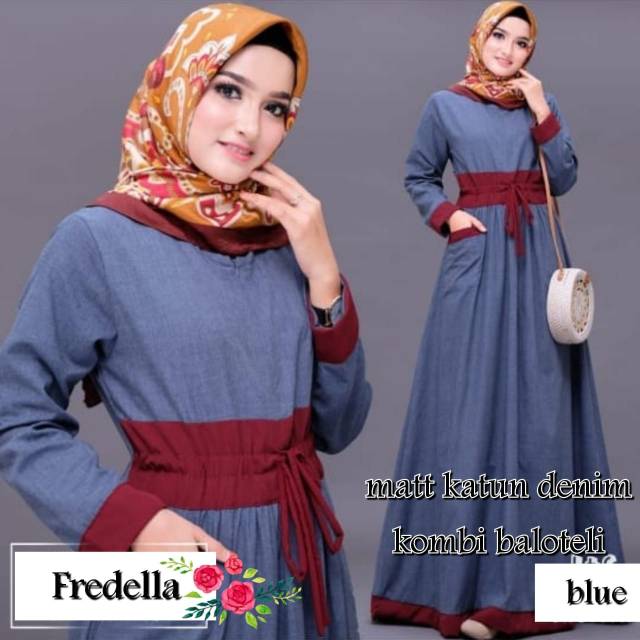 Gamis maxi fredella murah