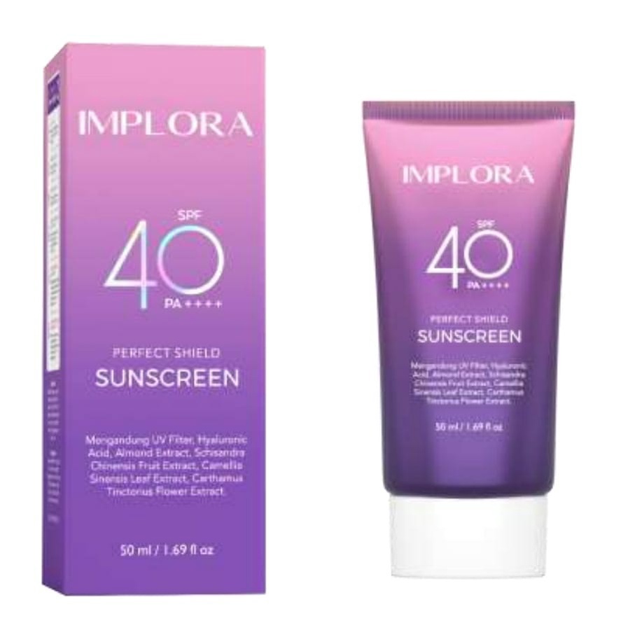 IMPLORA Sunscreen Perfect Shield SPF 40 PA+++ 50 ML