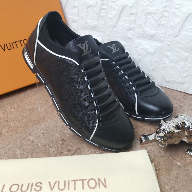 ready sepatu sneaker pria lv mirror quality shoes kets