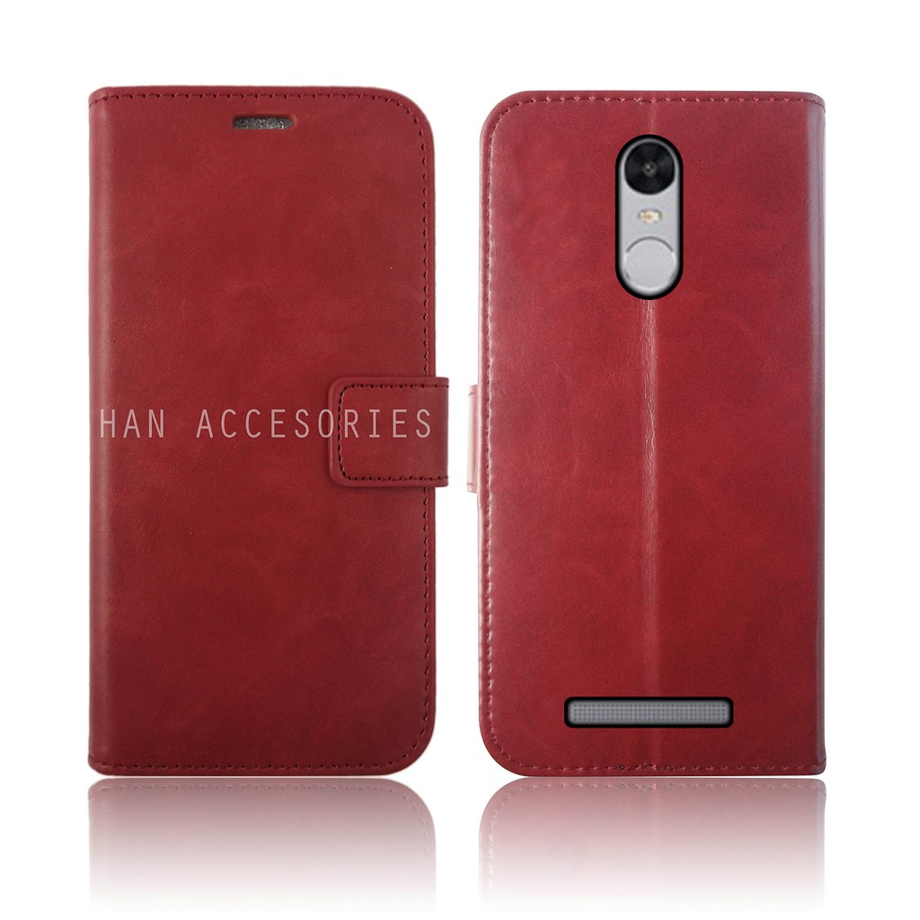 XIAOMI Redmi Note 4X / NOTE 3 Original Fashion Selular Flip Leather Case - Flip Cover