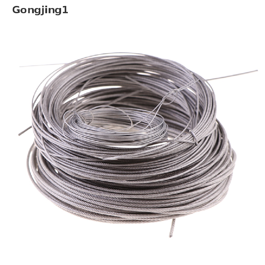 Gongjing1 Tali Pancing Bahan Stainless Steel 304 Ukuran 7x7 Panjang 10M