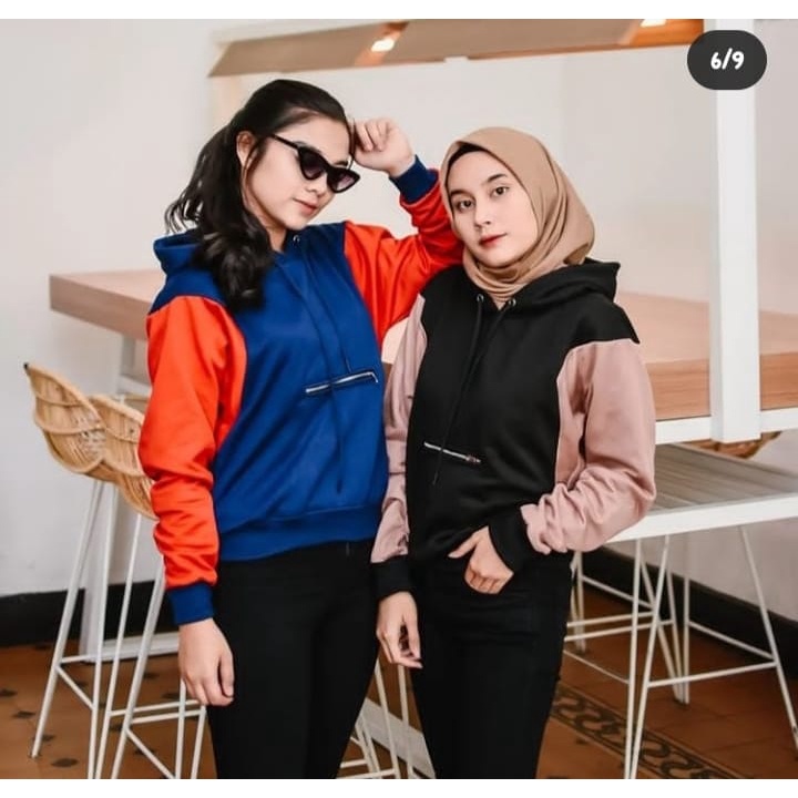 SUPER ZIPER SC - jaket wanita polos fleece premium jaket unisex keren terhits