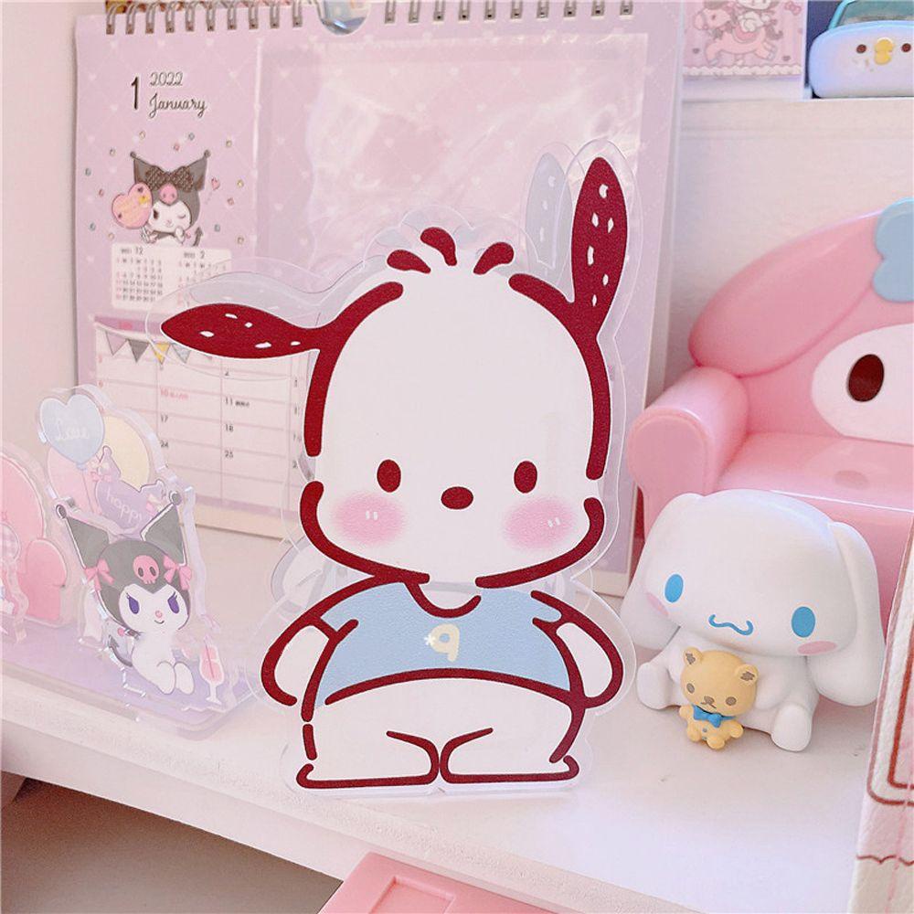 [Elegan] Tempat Pulpen Alat Tulis Kartun Transparan My Melody Cinnamoroll Acrylic Tempat Pensil