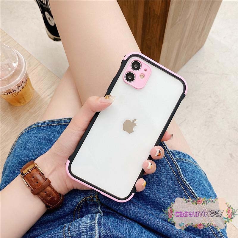 Case softcase pelindung kamera Camera Protection ruby iphone 7+ 8+ X XS 11 PRO MAX CS650