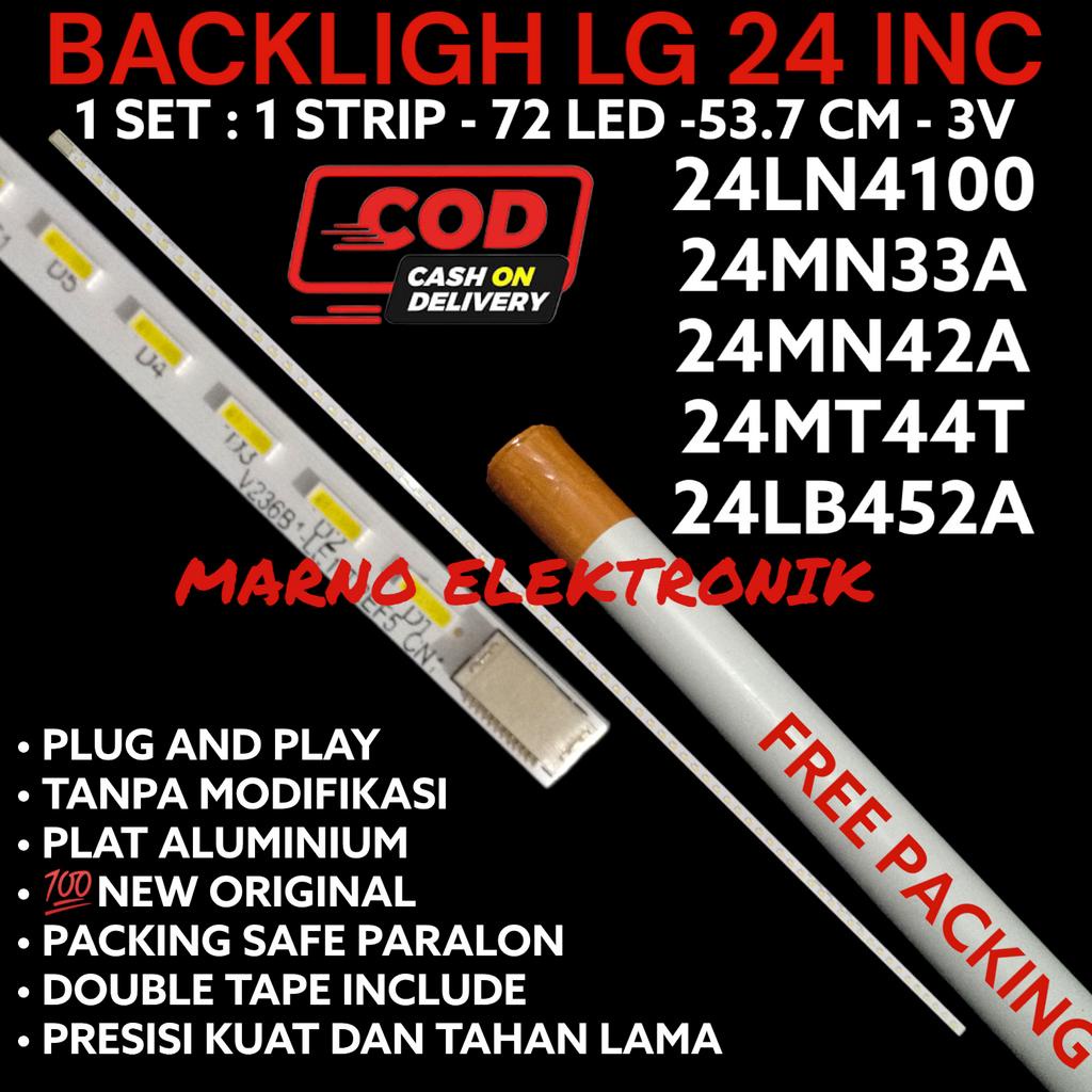 BACKLIGHT LG 24 IN 24LN 24LN4100 24MN33A 24MN42A 24MT44T 24LB452A 24MN 24MT 24LB BL 72K