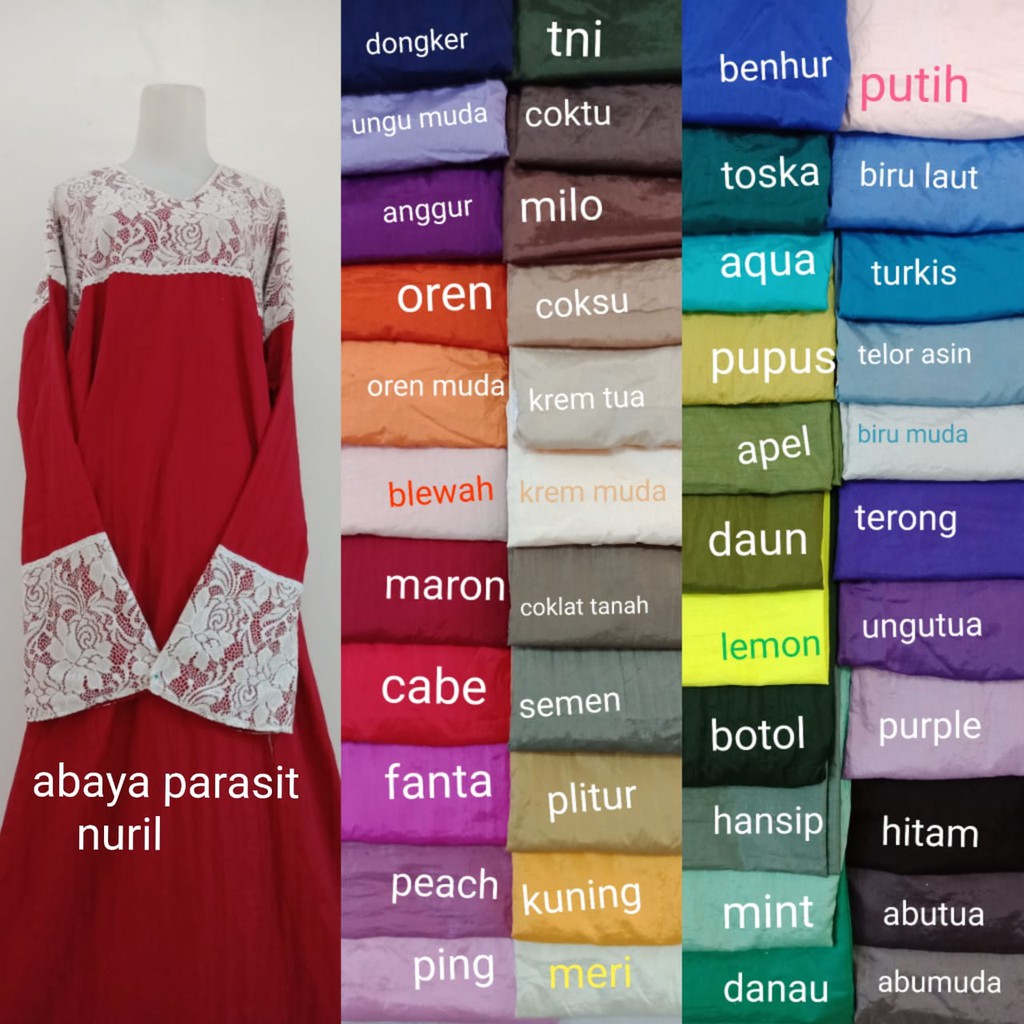 ABAYA TRAVELLING / MUKENA TRAVELLING / MUKENA PARASUT PREMIUM / ABAYA PARASUT PREMIUM