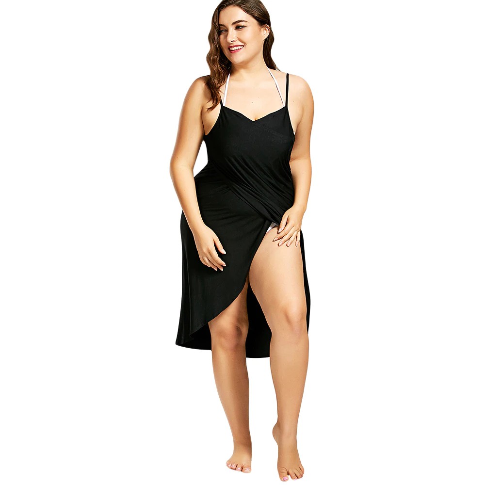 plus size beach cover up wrap dress