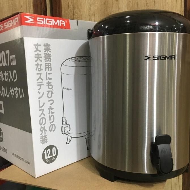 [PROMO] SIGMA TERMOS 12 L JUMBO DISPENSER AIR JEPANG CAFE KOPI TEH ---Termurah---