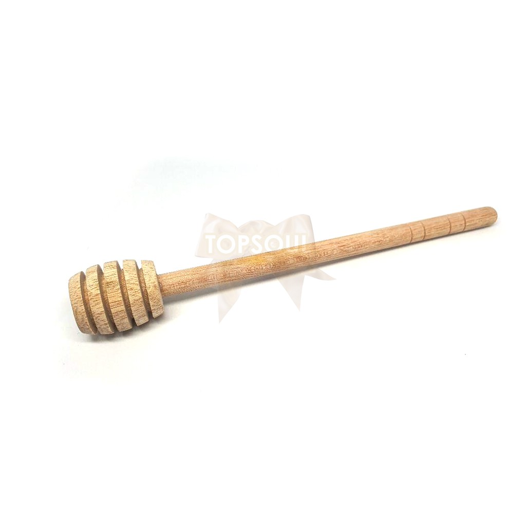 Sendok Madu 16cm Kayu Mahoni / Wooden Honey Dipper Spoon ...