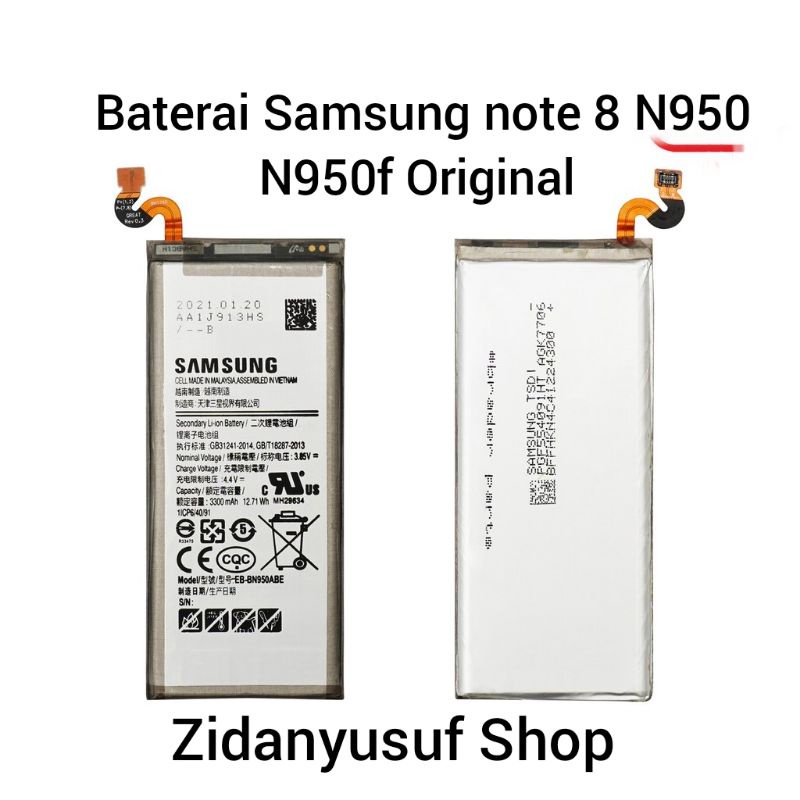 BATTERY BATRE BATRAI BATERAI SAMSUNG N950 N950F GALAXY NOTE 8 ORIGINAL