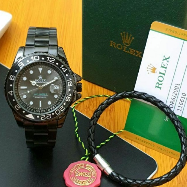 Jam Tangan Pria Rolex Submariner Super Mewah Dan Elegan Free Gelang - Jam Tangan Pria Warna Pilihan