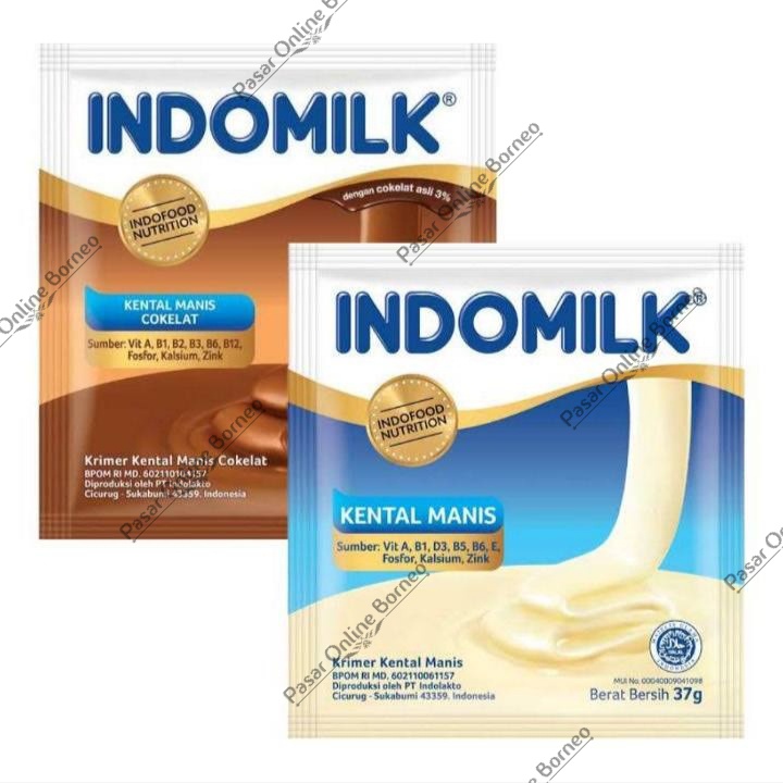 Indomilk Susu Kental Manis Sachet 1 Renceng Coklat Vanila