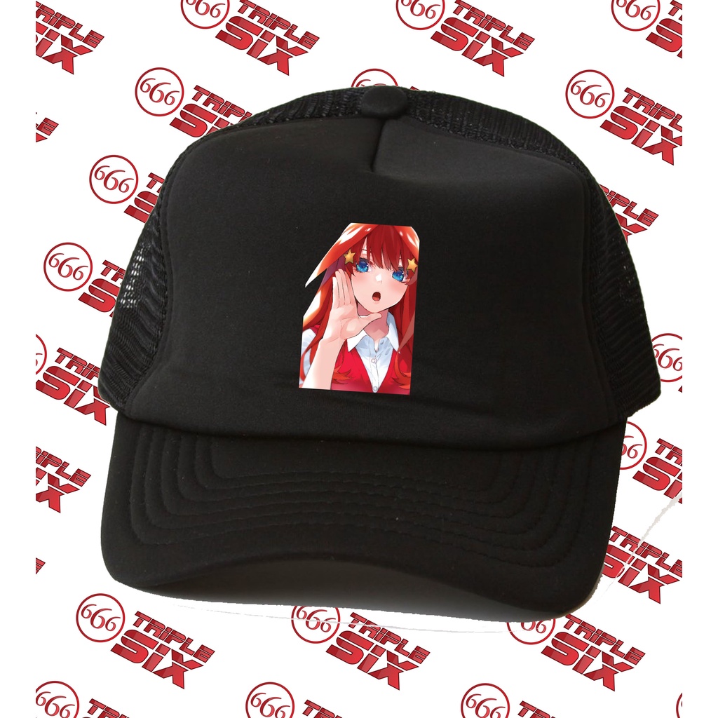 Topi Trucker Anime 5 toubun Nakano Itsuki