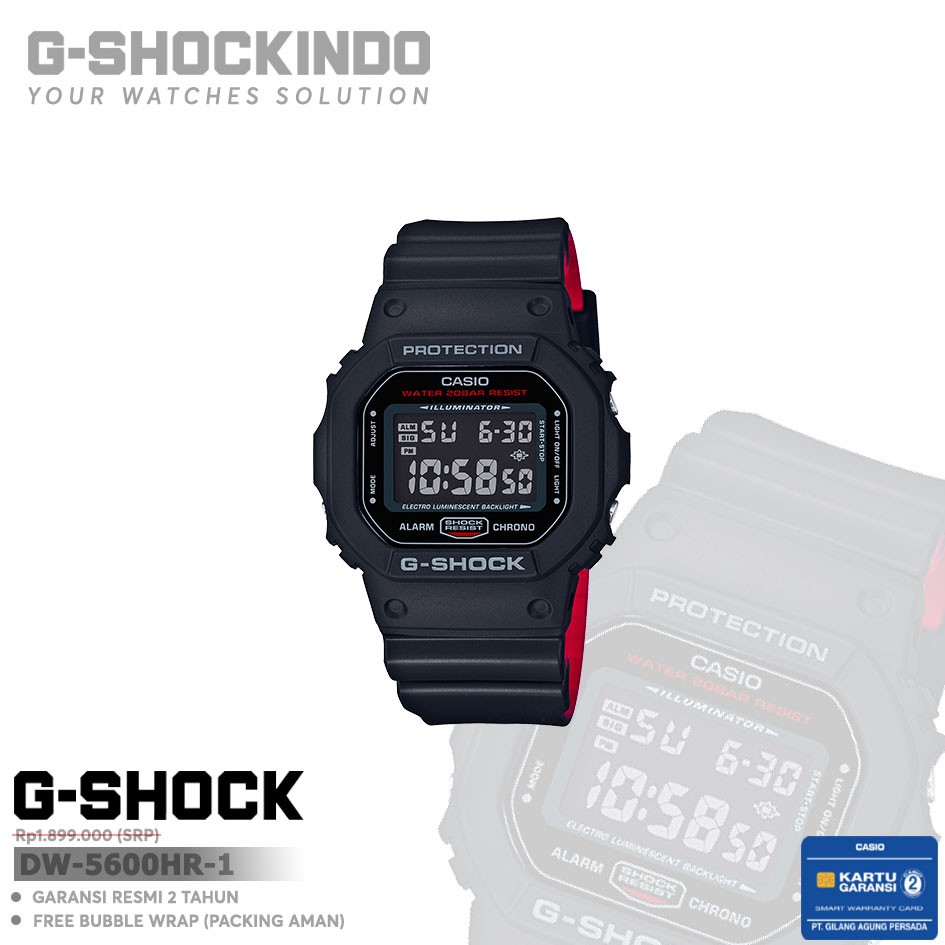 Casio G-shock DW-5600HR-1 / DW-5600HR-1DR Original
