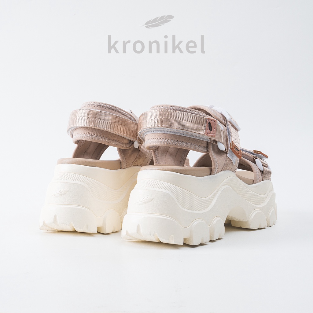 [PREMIUM LOKAL BRAND] KRONIKEL PROJECT // OSAKA 2-in-1 Sandals - Rosegold