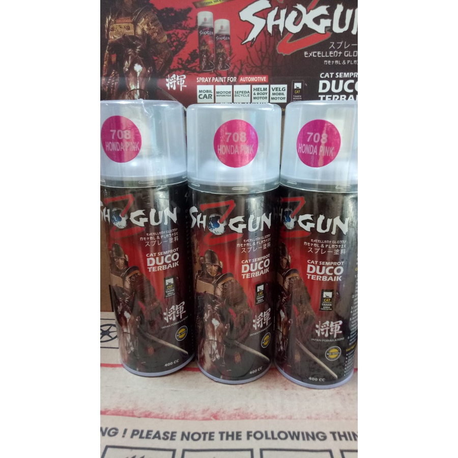 pilox pilox cat semprot duco shogunz pilok shogun z candytone honda pink 708 400cc candy tone