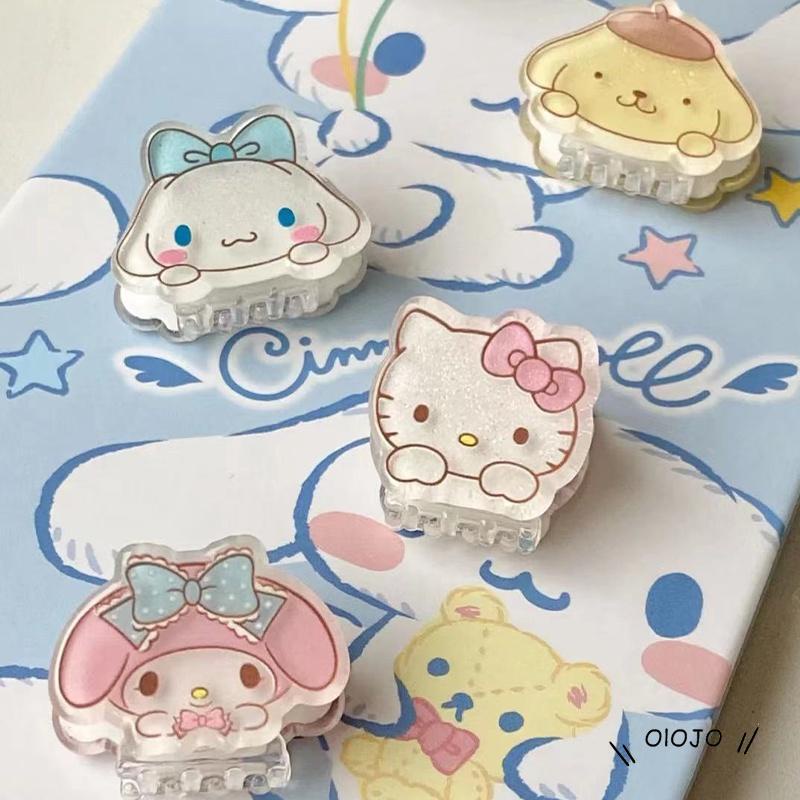 【COD】Sanrio Jepit Rambut Akrilik Mini Desain Yugui Dog Melody Untuk Anak Perempuan