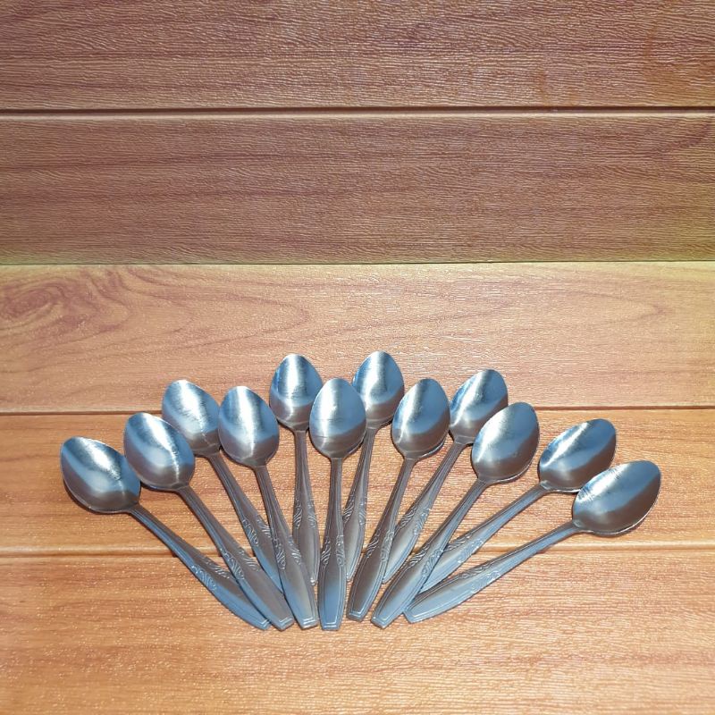 Sendok Makan 30gr / Sendok Stainless Isi 12pc / Sendok Tebal / Murah