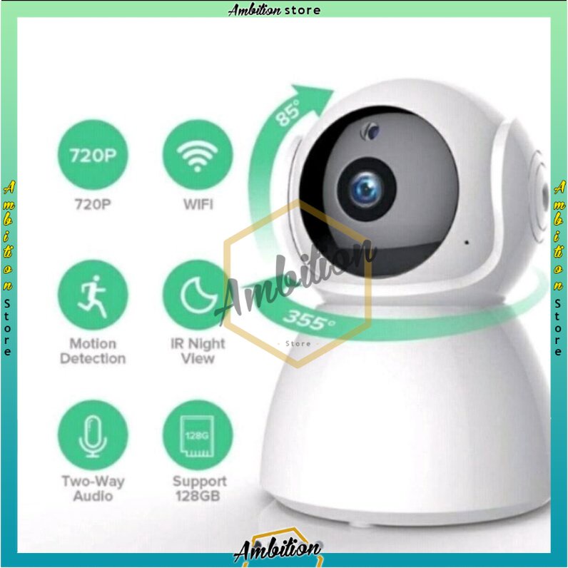 𝒯𝐸𝑅𝐵𝒜𝑅𝒰 𝐵𝐼𝒮𝒜 𝒞❤𝒟 - cam kamera cctv wireless IP Camera 1080P CCTV Snowman V380 pro wifi IP CAMERA CCTV SNOWMAN V380