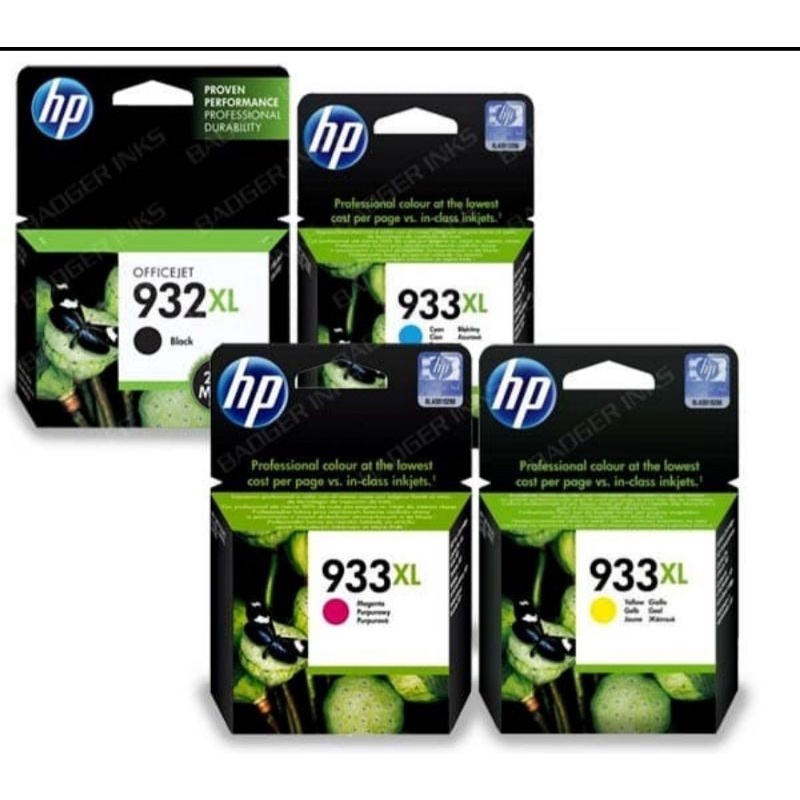 Tinta hp 932 xl black + hp 933 xl colour original