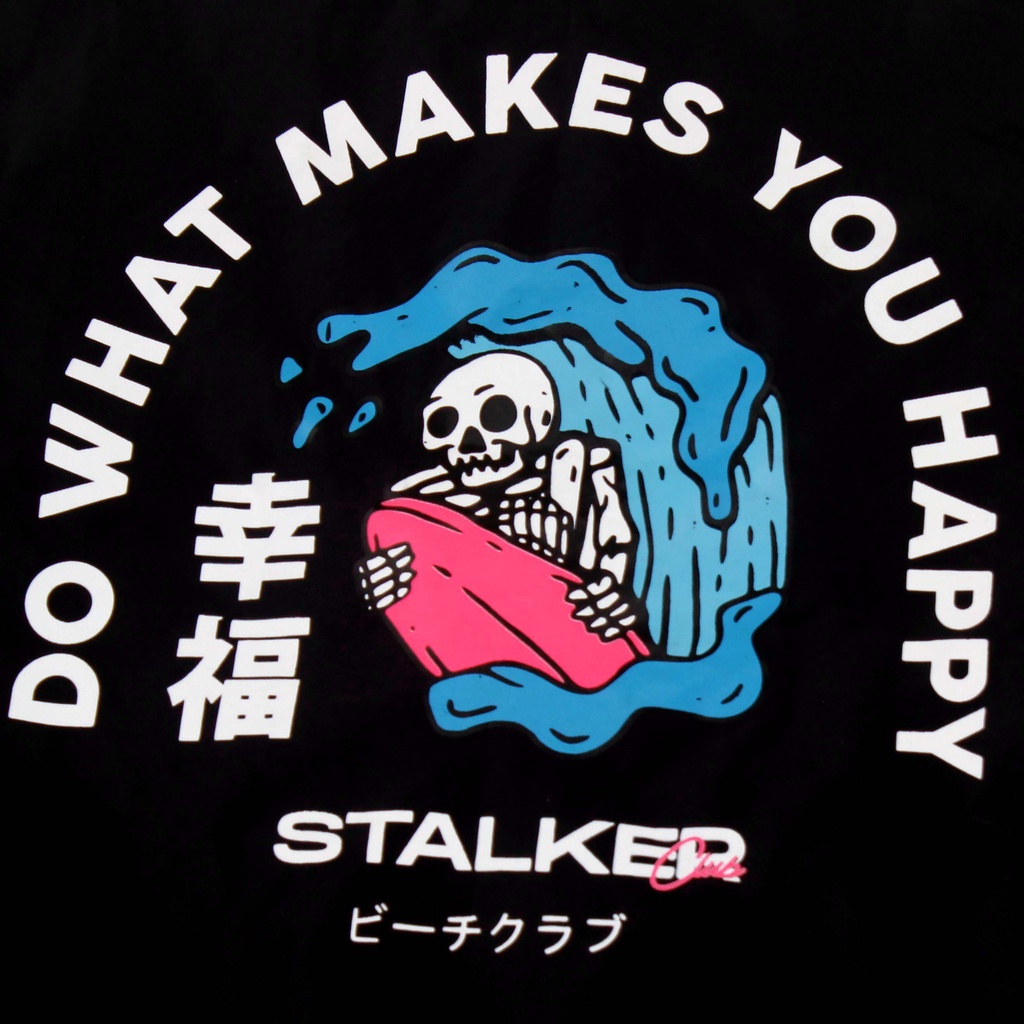 Stalker Jacket Coach - Surfing Hitam