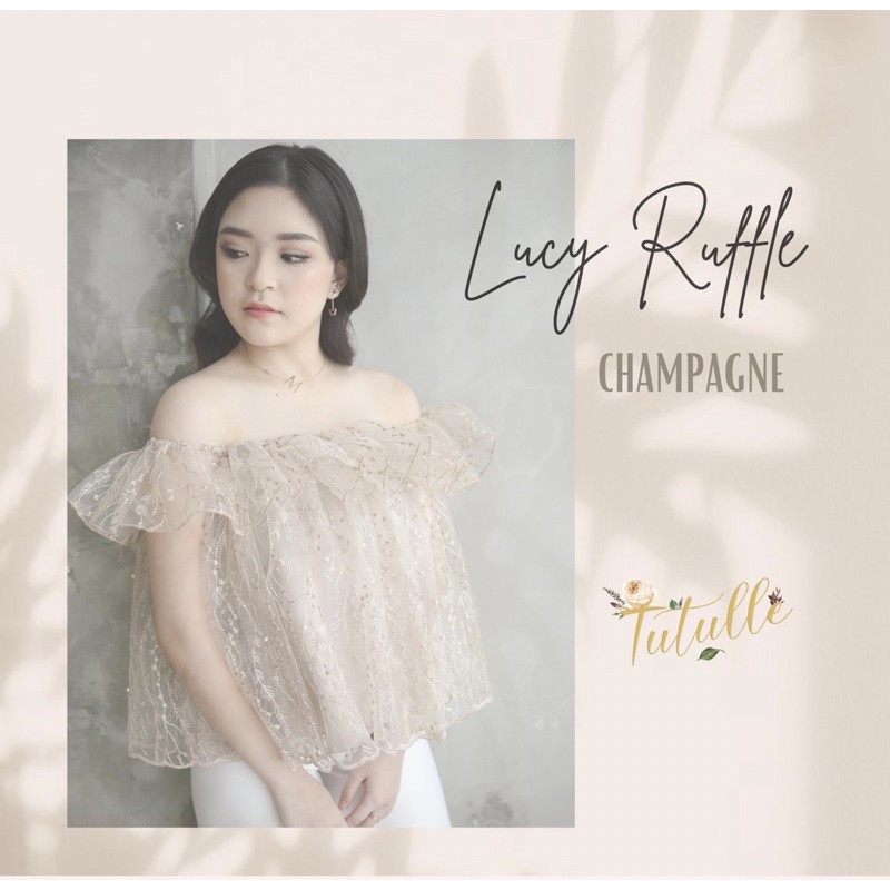 𝙏𝙪𝙩𝙪𝙡𝙡𝙚 Lace Ruffle Makeup / ruffle makeup/ ruffle mua/ ruffle organza