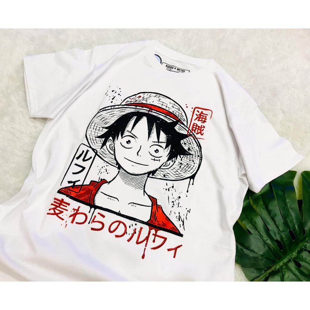 Tshirt Luffy the pirate king Anime Manga One Piece Premium Unisex