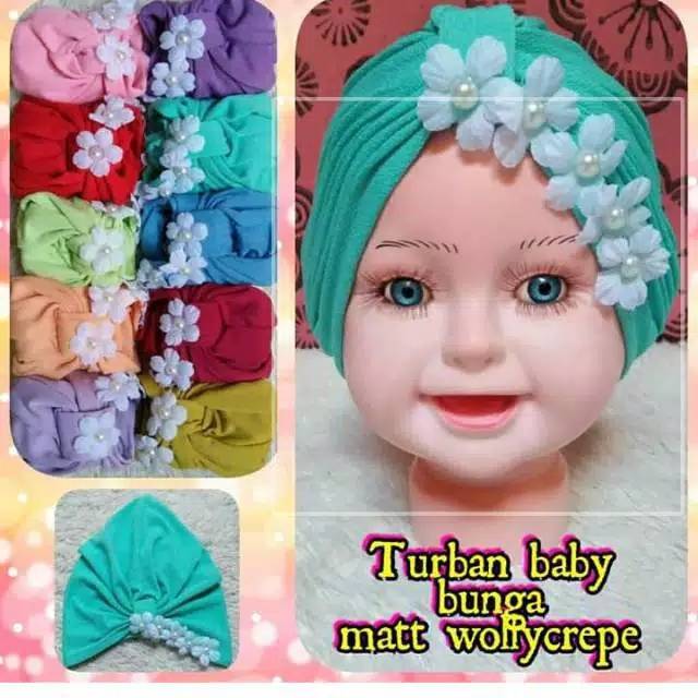 Turban Anak  princes samping usia 0-3 th minimal order 5 pcs