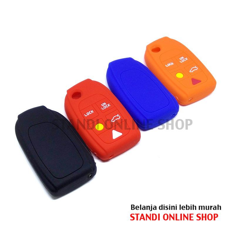 Kondom Kunci Silikon Remote Cover Flipkey Volvo S40 S60 S80 XC90