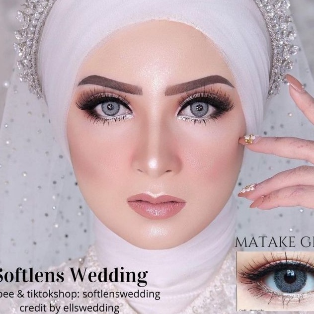 Softlens Matake Botol grey brown wedding dreamcolor1 Lensa Kontak