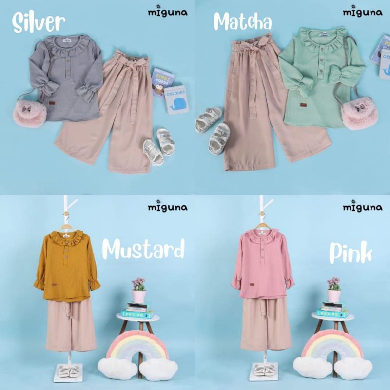 Daily Set Aira by Miguna / Set Atasan + Kulot Anak