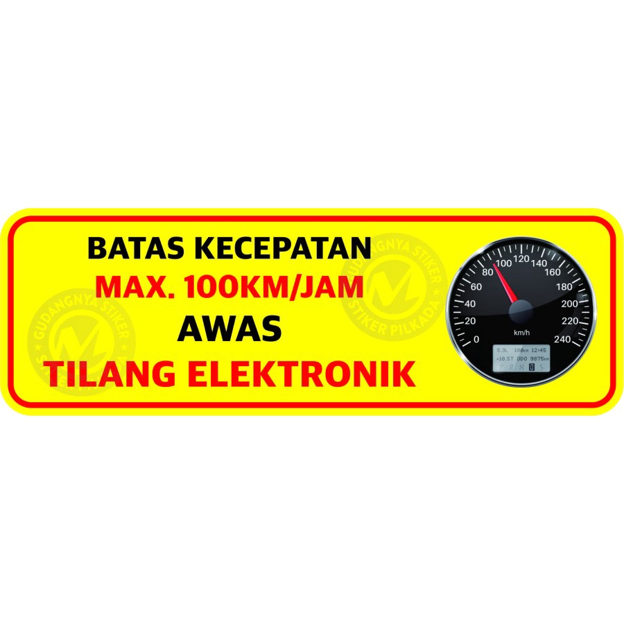 

STIKER VINYL BATAS KECEPATAN BERKENDARA