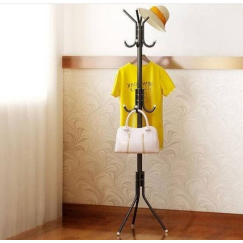 stand hanger gantungan baju topi tas gantungan berdiri