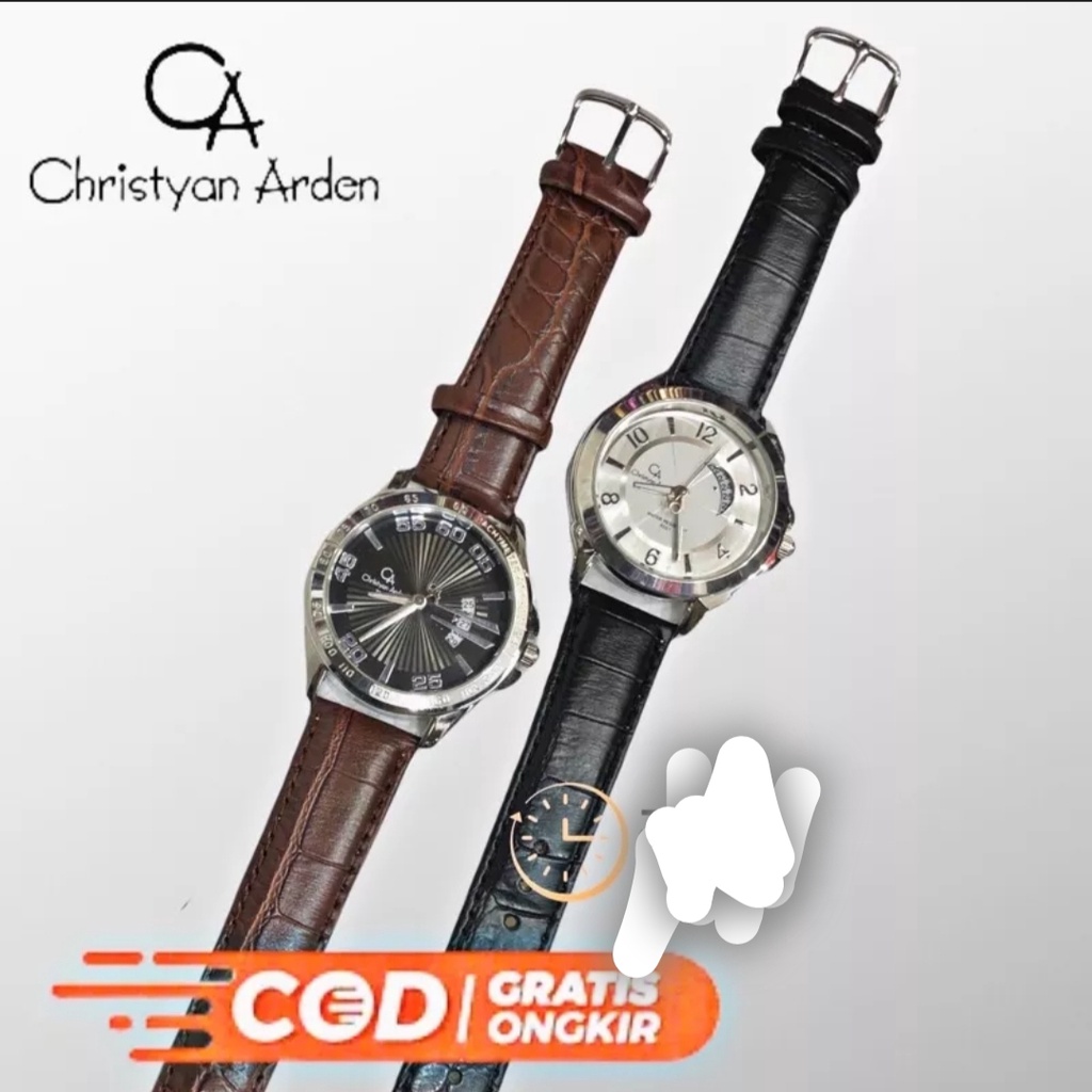 Jam TANGAN CA TErbaru Asli Original. Jam Tangan Kulit Christyan Arden = Around The World Edition Wat