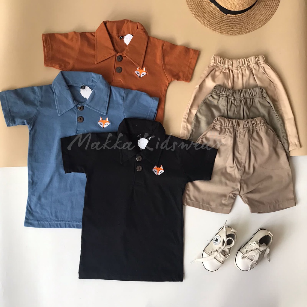 SETELAN BAJU ANAK POLO PREMIUM (1-10 TAHUN)