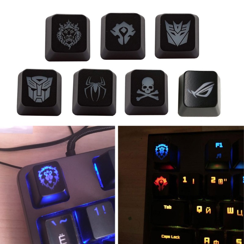 Vivi 1pc Keycap Keyboard Mekanikal R4 Tinggi Esc Translucent Bahan Abs