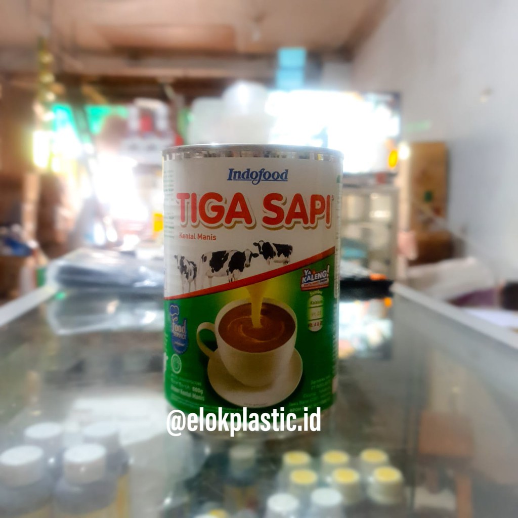 Jual Susu Kental Manis Tiga Sapi Kemasan Kaleng 490gr Shopee Indonesia