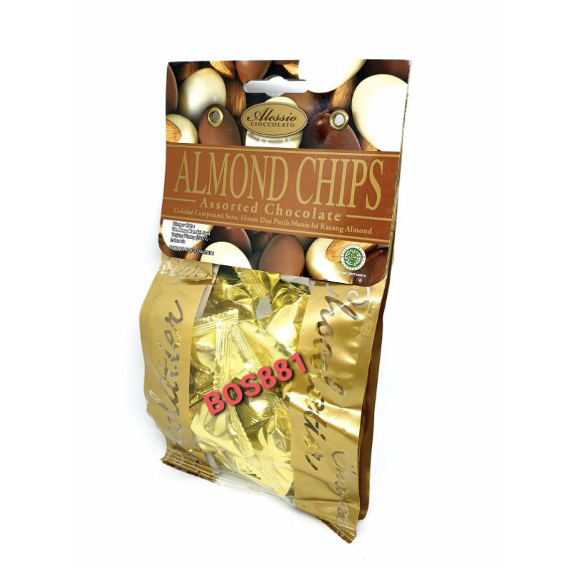 Jual Alessio Almond Assorted Chocolate 75g Shopee Indonesia 9133