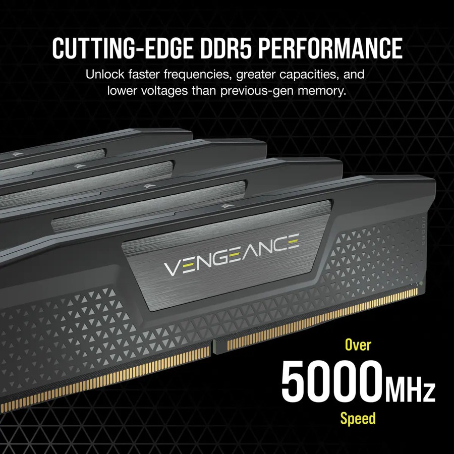 Corsair Vengeance 32GB (2x16GB) DDR5 Memory RAM CMK32GX5M2B5200C40 Resmi