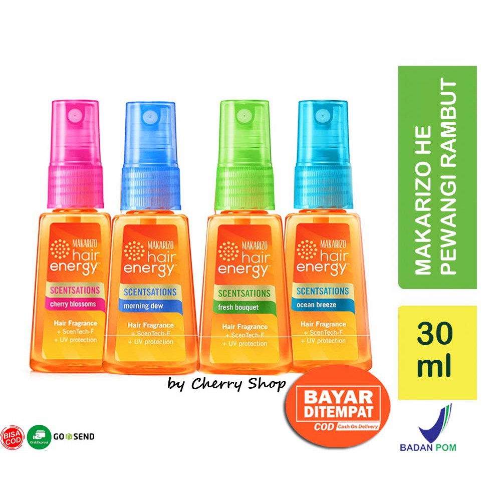 [READY SEMUA] [30ML] Makarizo Hair Energy Scentsations Hair Fragrance Parfum Rambut Vitamin UV Protection 30ml 30 ml