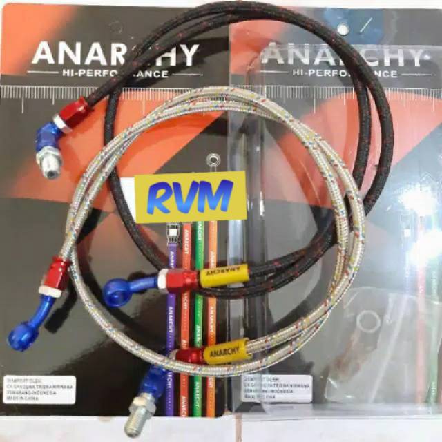 KABEL REM SELANG REM DEPAN ANARCHY 95CM KABEL SELANG REM VARIASI NON PSI UNIVERSAL