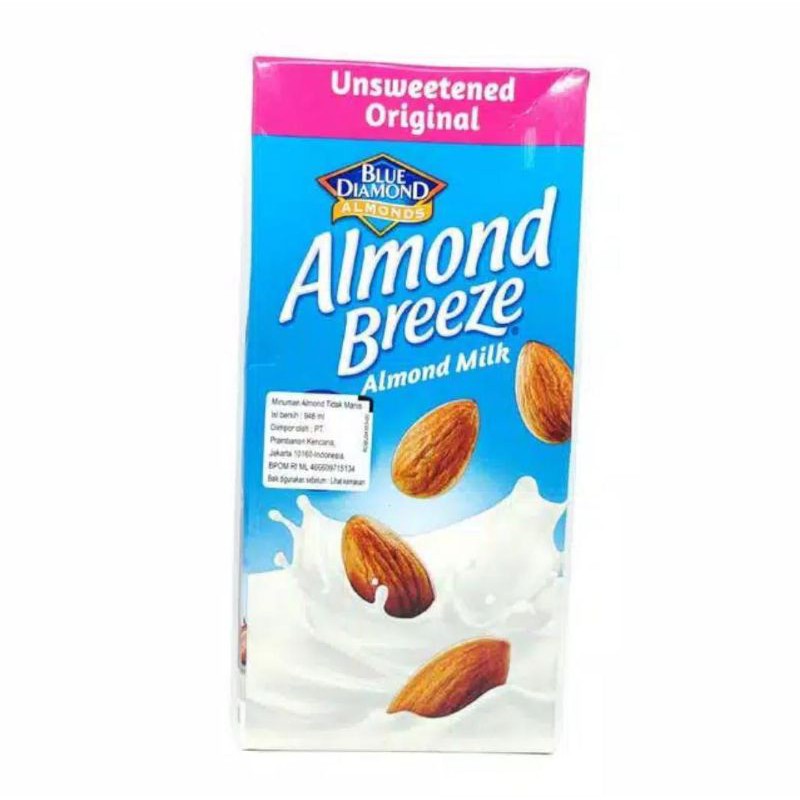 

SUSU ALMOND BREEZE BLUE DIAMOND / 180 ML dan 946 ML ALMOND MILK Unsweetened Original