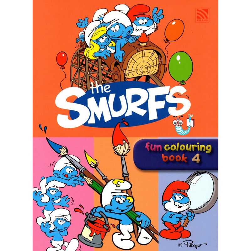 The Smurfs fun Colouring Book 4