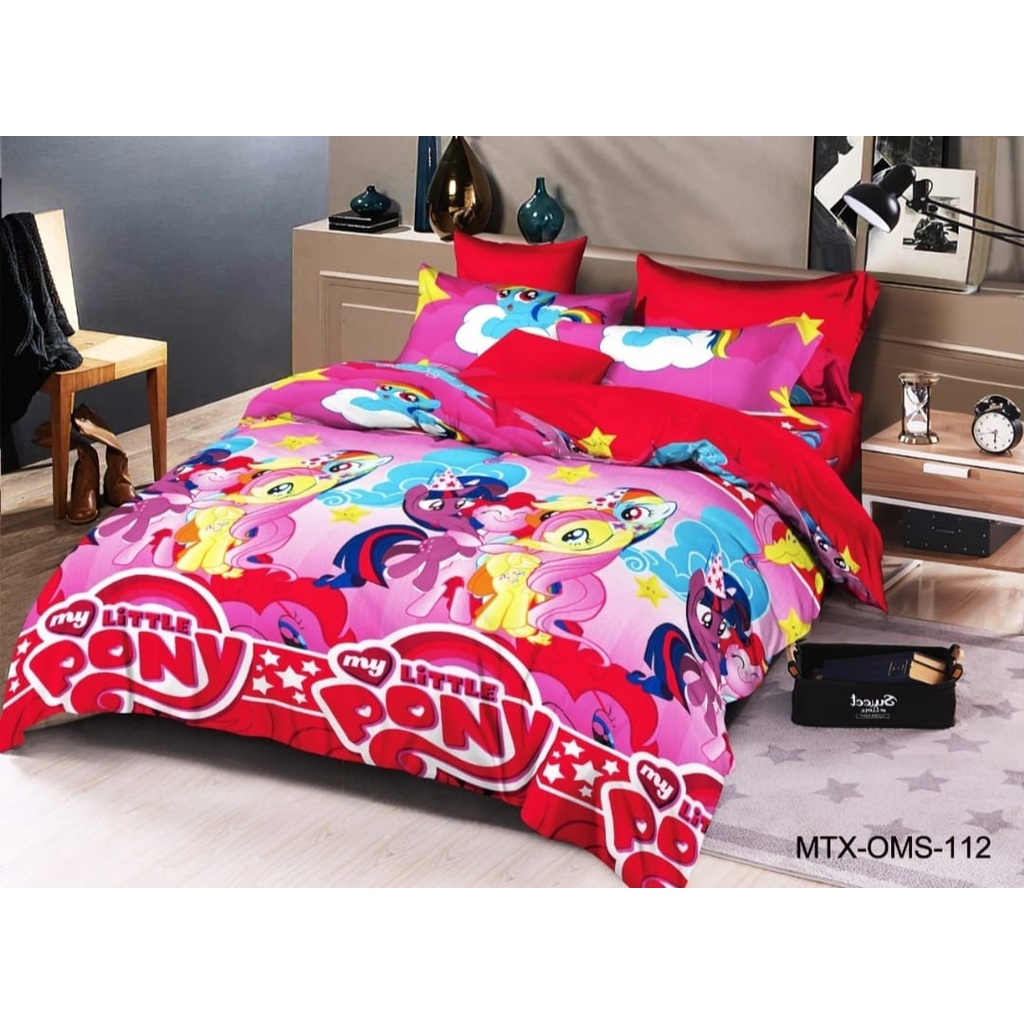 1 SET SEPRAI BAHAN BONITA UKURAN JUMBO 180X200 LENGKAP SARUNG BANTAL DAN SARUNG GULING