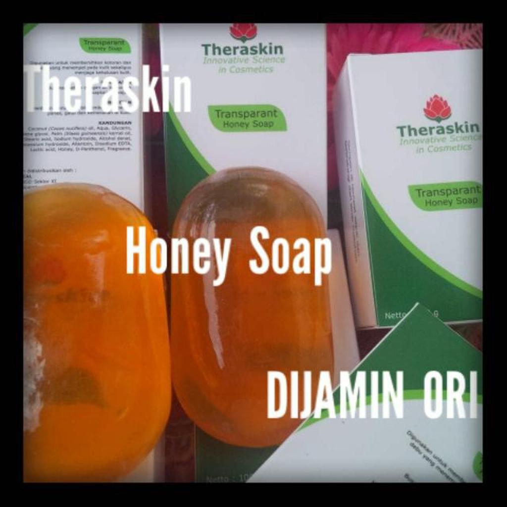 Theraskin Transparant Honey Soap - Sabun Padat Madu