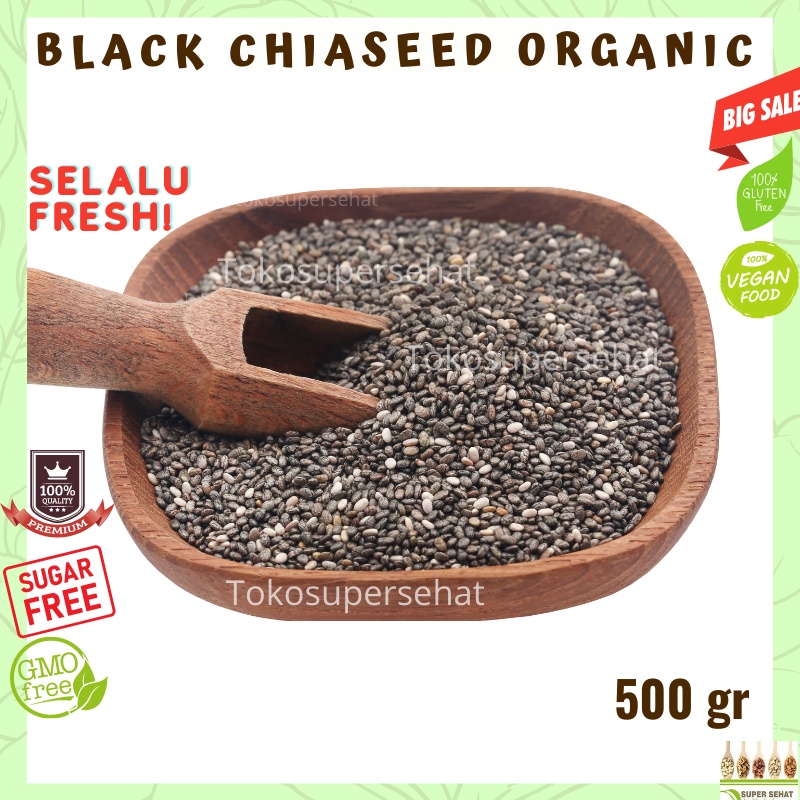 

Chia Seed 500gr Premium Organik Tokosupersehat Cia Seed