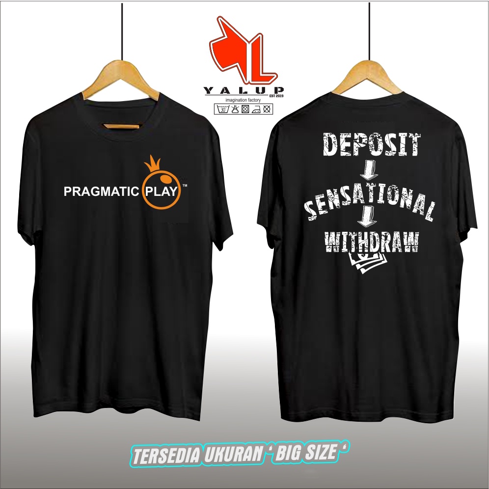 KAOS BAJU DISTRO PRAGMATIC PLAY SENSATIONAL - YALUP