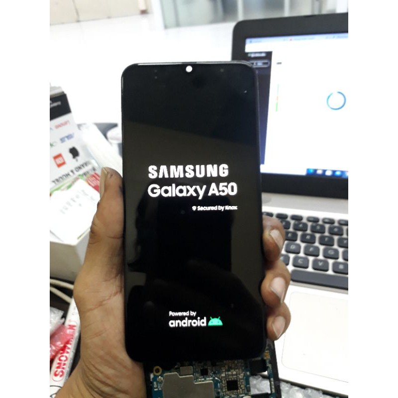 Lcd + Frame Samsung A50 Original (Amoled), Copotan